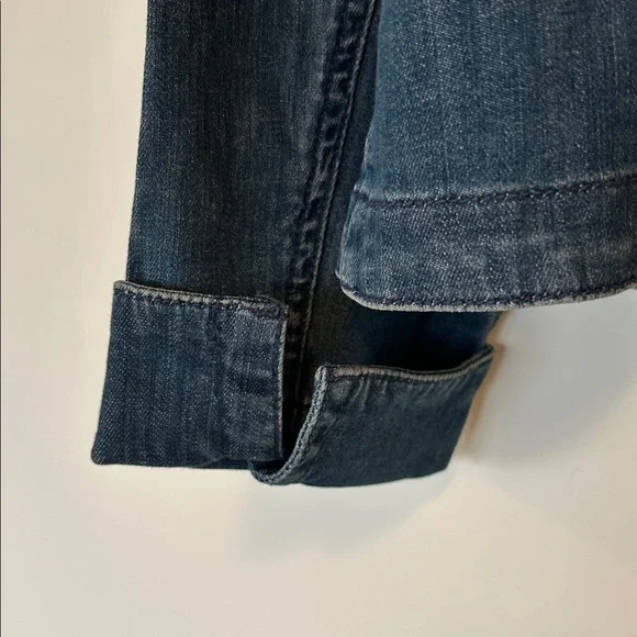 Chico's Platinum denim Studded Jean Jacket - Picture 7 of 10